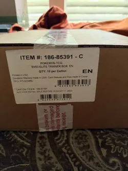 Pokemon TCG Obsidian Flames ETB Case SEALED (Case Of 10 ETB) - Elite Trainer Box - Image 5