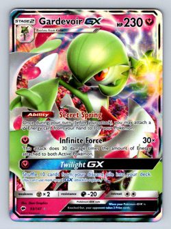 Pokemon Gardevoir GX Ultra Rare S&M Burning Shadows 93/147 - Image 1