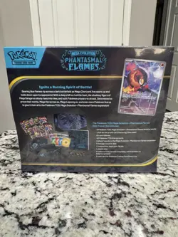 Pokemon TCG Mega Evolution Phantasmal Flames ETB Elite Trainer Box! SEALED! NEW! - Image 2