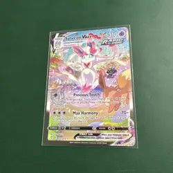 Pokemon TCG Sylveon Vmax Evolving Skies 212/203 Holo Secret Rare - Image 1