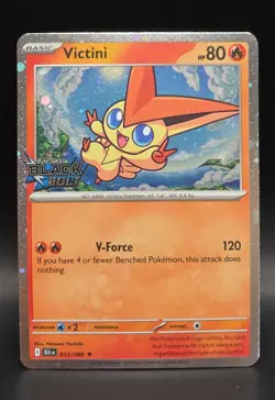 Victini 012/086 Cosmos Holo Black Bolt Stamped POKEMON BLACK BOLT & WHITE FLARE - Image 1