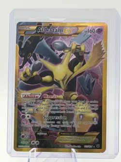 Alakazam EX 125/124 XY Fates Collide Pokemon Secret Rare Heavily DMG 🔥🔥🔥 - Image 1