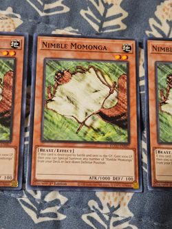 Nimble Momonga x3 EGO1-EN007 Playset Yugioh - Image 3