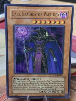 Dark Eradicator Warlock SD6-EN001 Structure Deck: Spellcaster's Judgment... - Image 1