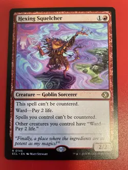 Hexing Squelcher MTG ECL 0145 R Lorwyn Eclipsed NM - Image 1