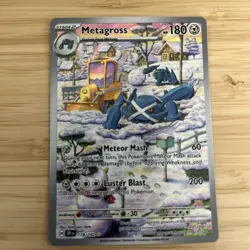 Metagross 178/162 SV Temporal Forces Illustration Rare Holo Card NM Condition - Image 1