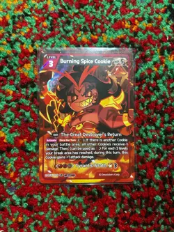 burning spice cookie run kingdom braverse cards english - Image 1