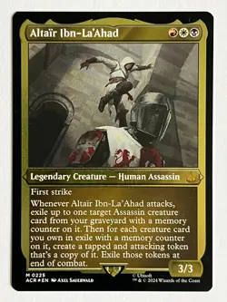 Assassin's Creed MTG - Altair Ibn-La'Ahad - Mythic - Etched Foil - Card #0225 - Image 1