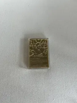 1999 Burger King Nintendo Pokemon 23K Gold Plated Trading Card Jigglypuff - Image 4
