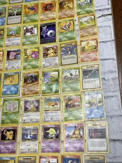 Vintage Pokemon Card Lot of 125 Cards Mixed Condition Nintendo Pokemon Vtg WOTC - Image 5