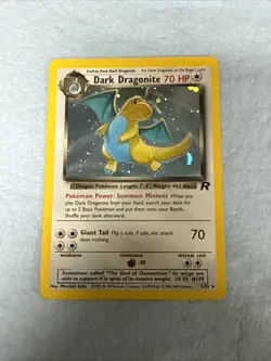 Pokemon Dark Dragonite Holo Rare TCG Card 5/82 Team Rocket - Image 1