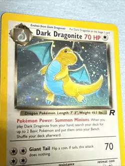 Pokemon Dark Dragonite Holo Rare TCG Card 5/82 Team Rocket - Image 2