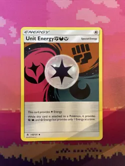 Pokemon Card Unit Energy Forbidden Light Uncommon 118/131 Near Mint - Image 1