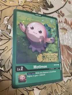 Digimon Card Game Motimon Judge Foil ST4-01 - Image 1