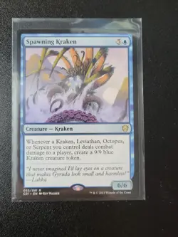 Spawning Kraken Commander 2021 Magic: The Gathering Card MtG NM - Image 1