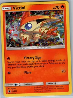 Victini SM225 Holo SM Promos - Pokemon Card - NM - Image 1