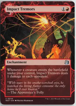 Impact Tremors Normal U Wilds of Eldraine: Enchanting Tales 44 NM - Image 1