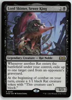Lord Skitter, Sewer King R Wilds of Eldraine 97 NM - Image 1