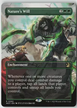 Nature's Will (Anime Borderless) R Wilds of Eldraine: Enchanting Tales 82 NM - Image 1