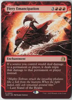 Fiery Emancipation R Wilds of Eldraine: Enchanting Tales 42 NM - Image 1