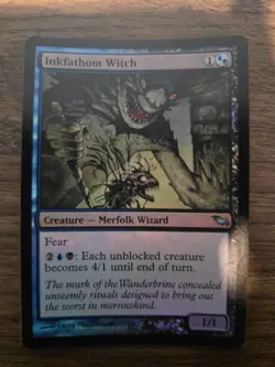 MTG FOIL Inkfathom Witch - Shadowmoor #168 - Image 1