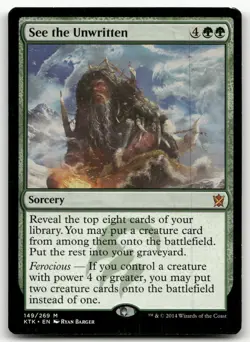 See the Unwritten #149 (LP) Khans of Tarkir KTK Magic MTG - Image 1