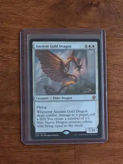 MTG Ancient Gold Dragon - Commander Legends: Battle for Baldur's Gate #003 - Image 1