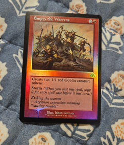 Empty the Warrens RETRO FOIL - Dominaria Remastered MTG Magic - Image 1