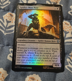 Spider-Man Noir FOIL - 0067 Marvel's Spider-Man - MTG - Image 1