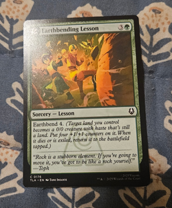 Earthbending Lesson - Avatar: The Last Airbender - MTG Magic - Image 1