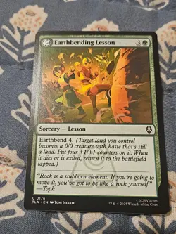 Earthbending Lesson - Avatar: The Last Airbender - MTG Magic - Image 2