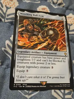 Wrecking Ball Arm - Final Fantasy Commander - MTG Magic - Image 2