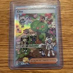 Clive 236/091 Special Illustration Rare Paldean Fates Pokemon TCG Full Art NM - Image 1