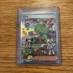 Clive 236/091 Special Illustration Rare Paldean Fates Pokemon TCG Full Art NM - Image 2
