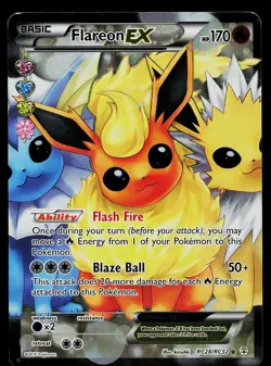 Pokemon Card - Flareon EX Generations RC28/RC32 Rare Ultra 2016 - Image 1