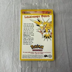 Moltres - Legendary Birds Sealed Pokemon 2000 Movie Promo WOTC Pokemon TCG - Image 1
