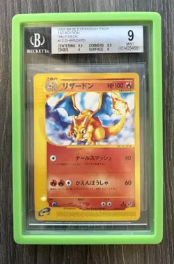 2001 Pokemon Base Expansion - Charizard 1st Edition #12 - Japanese - BGS 9 - Image 1