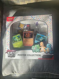 Nintendo Pokemon TCG Scarlet & Violet - 151 Poster Collection Box - 3 Packs 820650853166 - Image 1