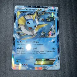 Pokemon TCG Vaporeon-EX 2016 Generations 24/83 Holo Ultra Rare LP - Image 1