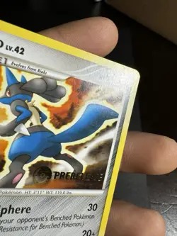 Pokemon Lucario Platinum 53/127 Prerelease Diamond & Pearl Promo Card NM* - Image 3