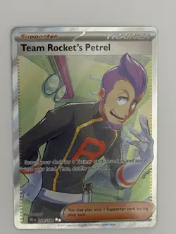 Pokemon TCG Team Rockets Petrel 226/182 SV Destined Rivals Ultra Rare Full Art - Image 1