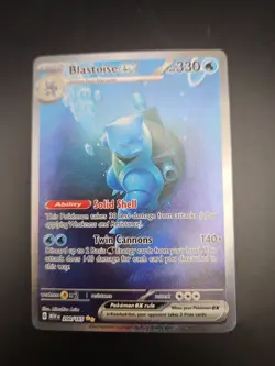Blastoise ex 200/165 Special Illustration Rare SIR SV 151 Near Mint Pokemon - Image 1