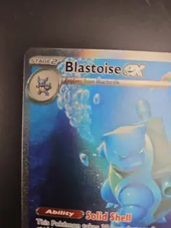 Blastoise ex 200/165 Special Illustration Rare SIR SV 151 Near Mint Pokemon - Image 5