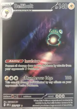 Pokemon TCG - Holofoil Bellibolt Illustration Rare 201/197 NM OBF - Image 1