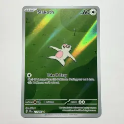 Pokemon TCG Surging Sparks Slakoth 212/191 Illustration Rare Full Art NM - Image 1