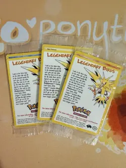 🔥 POKEMON SEALED 3 Movie Promo Legendary Birds Moltres Articuno Zapdos WOTC 🔥 - Image 1