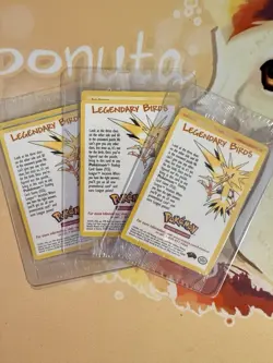 🔥 POKEMON SEALED 3 Movie Promo Legendary Birds Moltres Articuno Zapdos WOTC 🔥 - Image 2