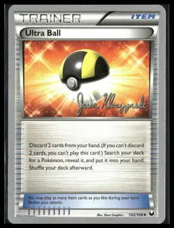 Ultra Ball 2013 Jason Klaczynski #102/108 World Championship Decks Pokemon LP - Image 1
