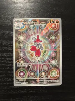 Medicham 241/217 Illustration Rare Ascended Heroes Holo Pokemon English NM - Image 1