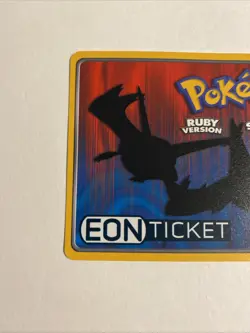 Pokemon Eon Ticket Promo e-Reader E Card Ruby & Sapphire NM - Image 5